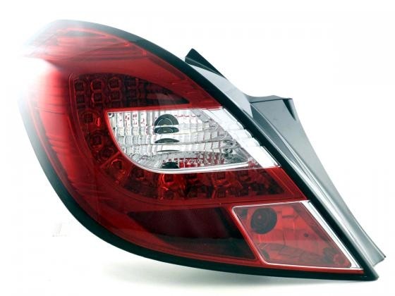 Achterlichten Opel Corsa D LED rood/wit