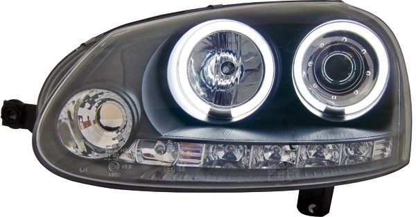 Koplampen VW GOLF V LED CCFL Angel Eyes