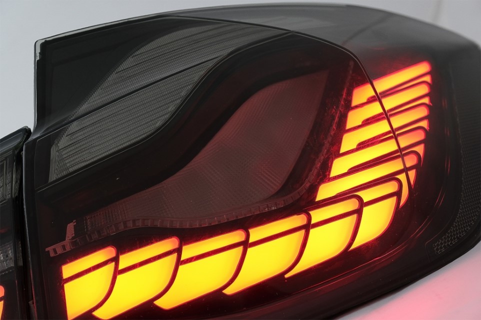 Achterlichten BMW F30 F35 F80 2011-2019 LCI Design OLED Smoke