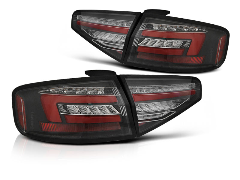 Achterlichten Audi A4 B8 Limousine 12-15 Led Dynamic Zwart