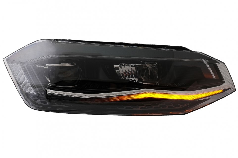 Koplampen VW Polo VI 2G 17-20 LED Dynamic Zwart