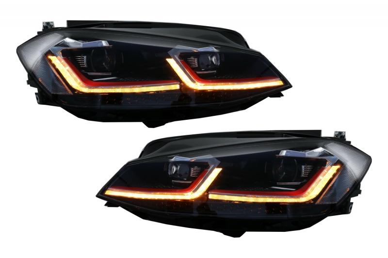 Koplampen VW Golf 7.5 GTI led dagrijverlichting Dynamic