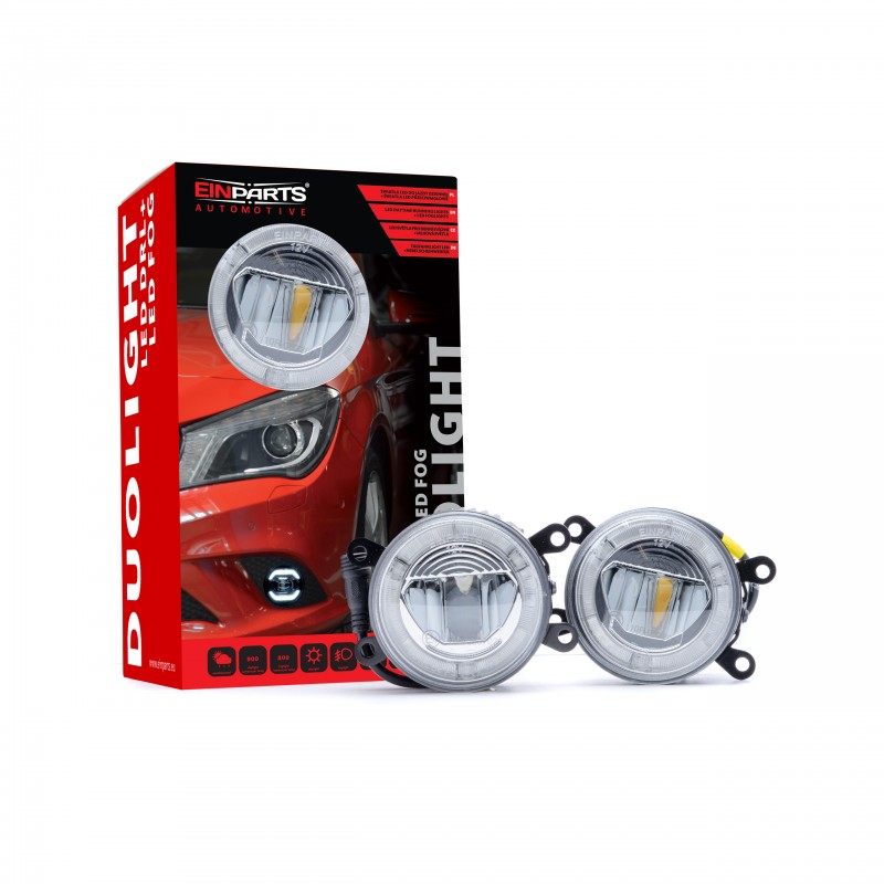 Mistlampen Duolight DRL Yellow (Dacia, Ford, Jaguar, Nissan, Opel, Renault)