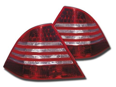 Achterlichten Mercedes E-Class W211 02-.. LED rood/wit