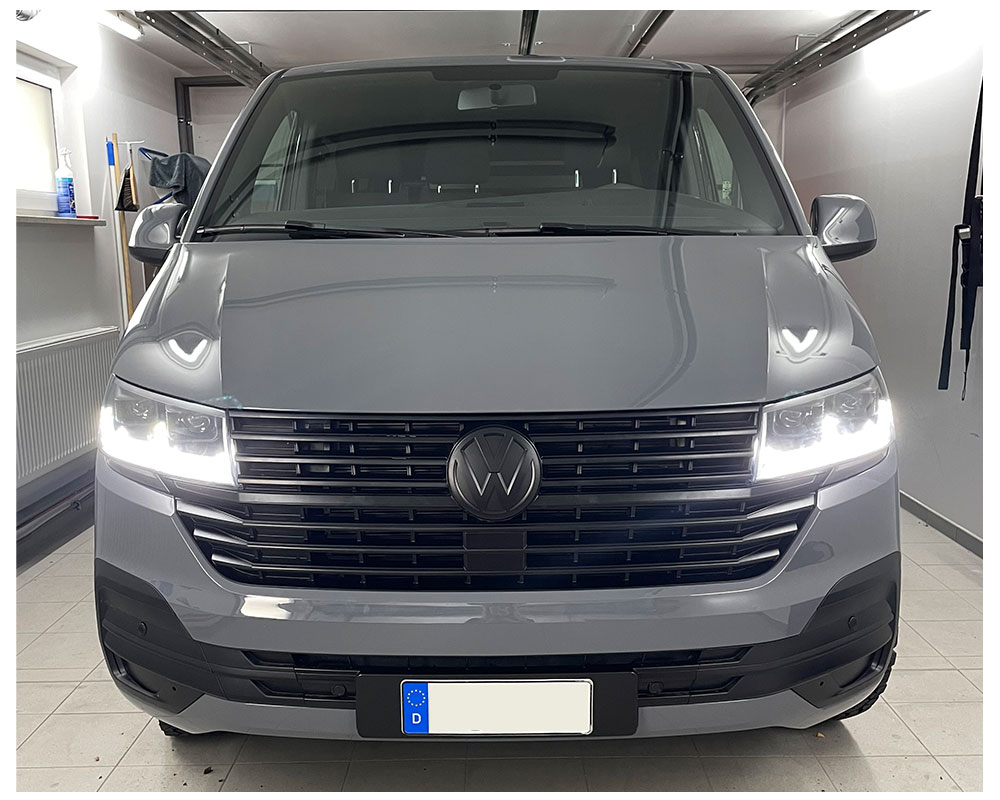 Koplampen VW T6.1 Multivan/Transporter Vol LED Dynamic Tube Zwart