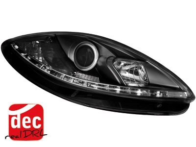 Koplampen Seat Leon/ Altea / Altea XL 09-12 Devil Eyes real DRL LED Z