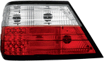 Achterlichten LED Mercedes E-Class W124 rood/clear