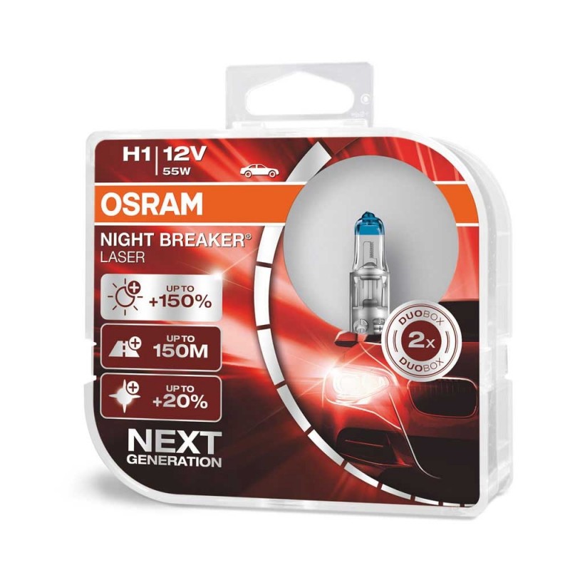 Osram Night Breaker Laser H1 2pcs