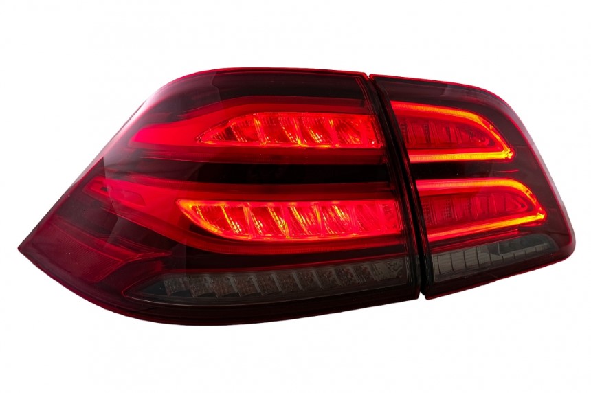 Achterlichten Mercedes M-Class W166 (2012-2015) Rood/Wit Tube