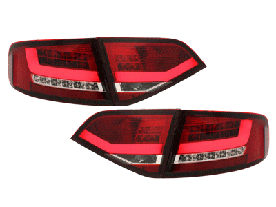 Achterlichten Audi A4 B8 07-11 Limousine Led Rood