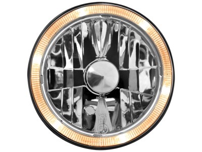 Koplampen VW Golf II Angel Eyes clear chroom