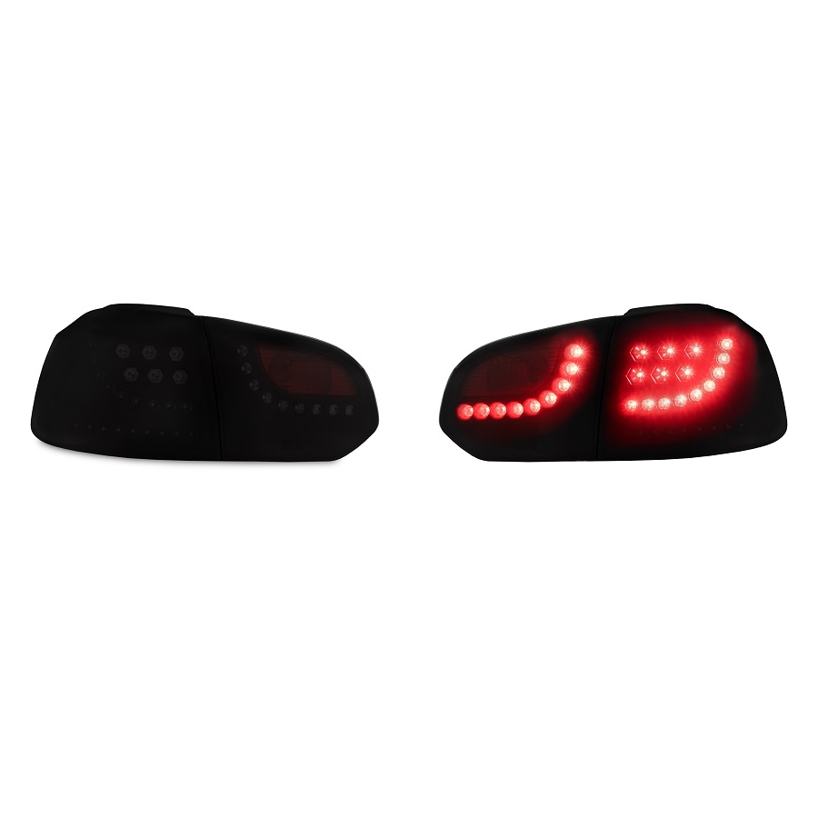 Achterlichten VW Golf VI 10/08-  Dynamic LED Zwart-OUTLET