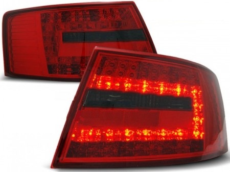 LED Achterlichten Audi A6 B5 Sedan 6/04-10/08 rood/smoke