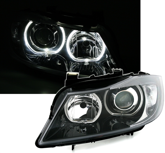 Koplampen BMW E90/E91 05-12 LED CCFL Angel Eyes