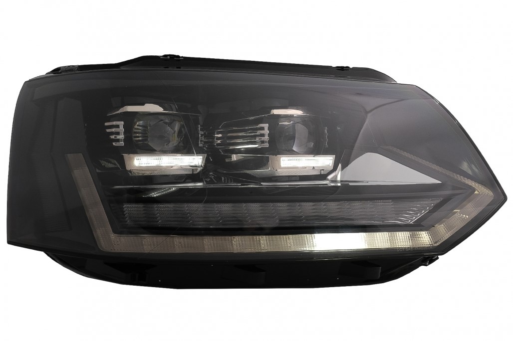 Koplampen VW T5 09-15 FULL LED Dynamic T6 DRL look