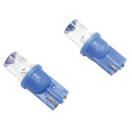 T10 Led lampjes blauw 5W wide 2st.