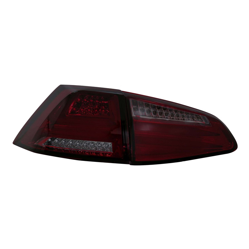 Set LED Achterlichten  Volkswagen Golf VII 3/5-deurs 2012-2017 - Rood/Rookgrijs