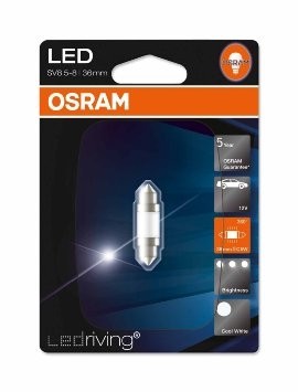 Osram SV8,5-8 36mm LED Cool White 6000K PREMIUM