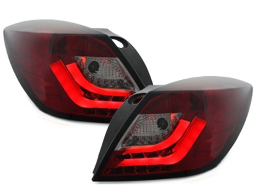 Achterlichten Opel Astra H GTC Tube LED rood/smoke