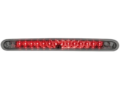 3e remlicht Peugeot 206 LED met 14 leds zwart-chroom