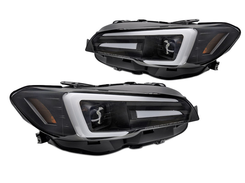 Koplampen Subaru Impreza WRX 14-22 Full LED Zwart