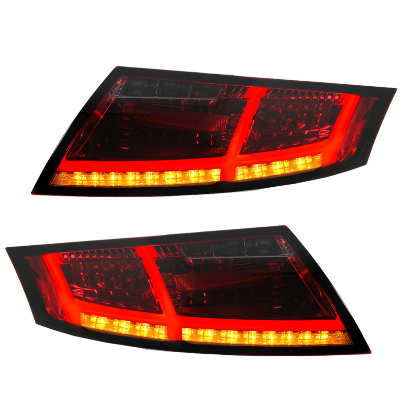 Set LED Achterlichten  Audi TT 2006-2013 - Rood/Rookgrijs - incl. Dynamic Running Light