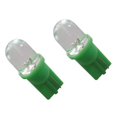 T10 Led lampjes groen 5W spot 2st.