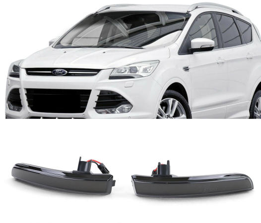 Knipperlichten Spiegel Ford Escape 3, Ecosport, Kuga 2 Dynamic LED black