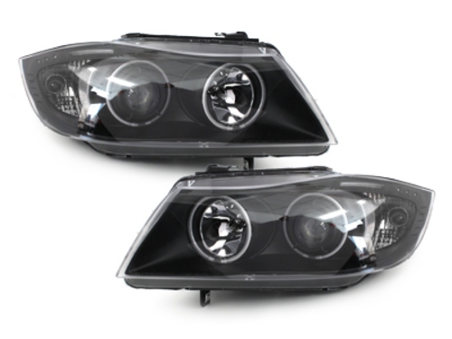 Koplampen BMW E90 E91 05-08 CCFL LED Angel eyes