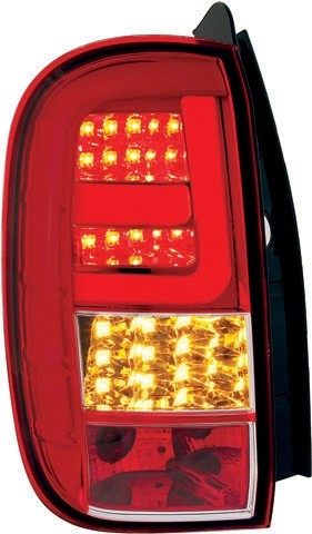 Achterlichten Dacia Duster Tube LED 11- Rood/Wit