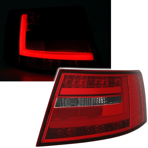 Achterlichten Audi A6 4F Sedan Tube LED rood