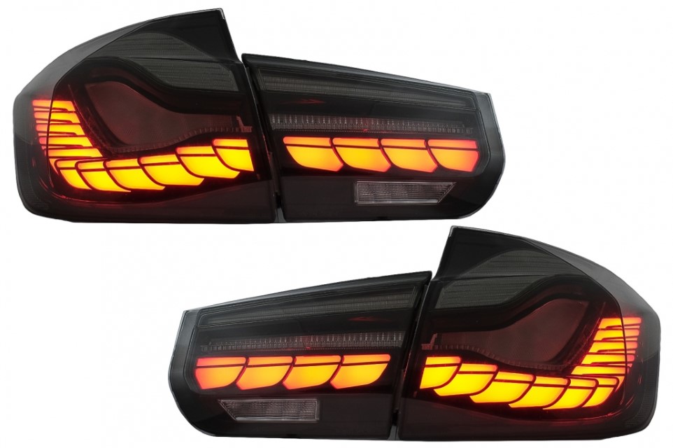 Achterlichten BMW F30 F35 F80 2011-2019 LCI Design OLED Smoke