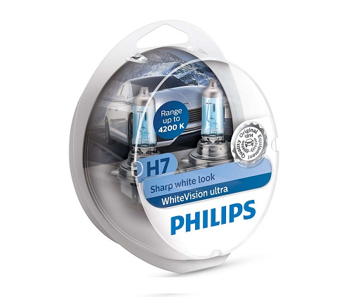 Philips H7 White Vision Ultra 12972WVUSM Duobox