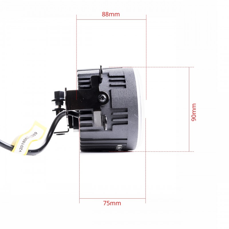 Mistlampen Duolight DRL wit DL38 (Dacia, Suzuki, Ford, Jaguar, Nissan, Opel, Renault)