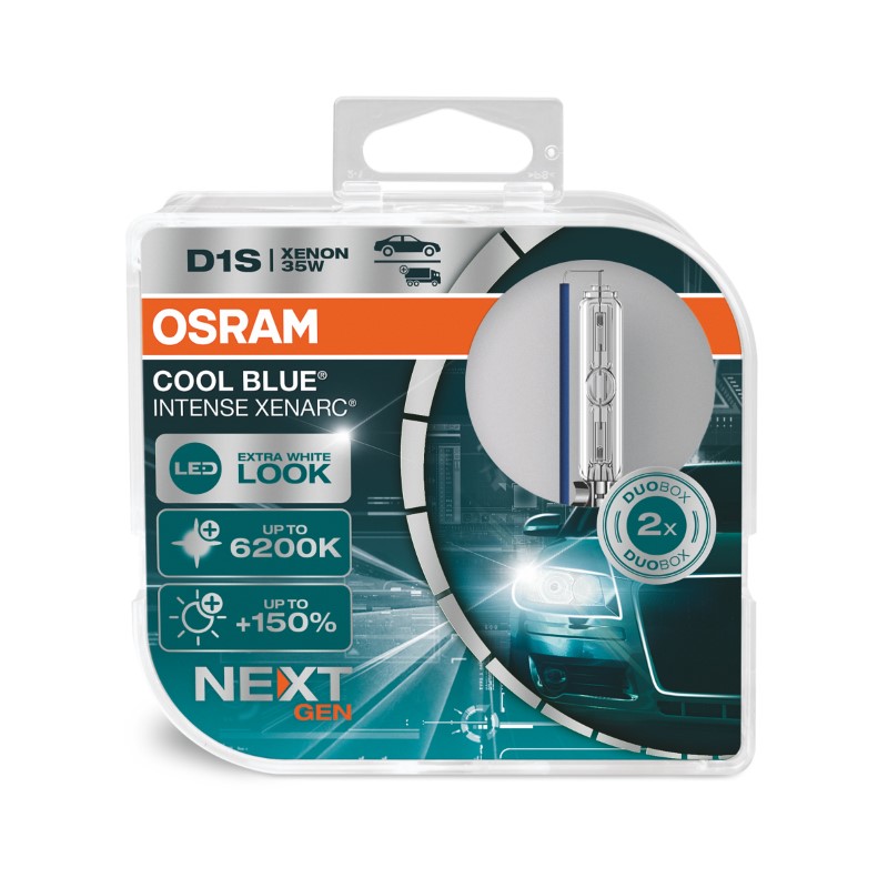 D1S Xenon lampen Osram Cool Blue Intense NextGen 35w DUO 2pcs