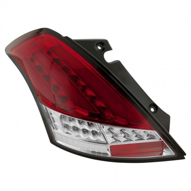 Achterlichten Suzuki Swift 9/10- LED Rood/Helder