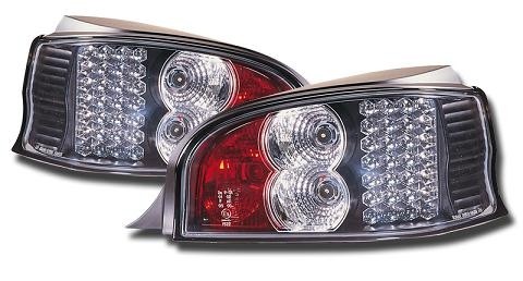 Achterlichten LED Citroen Saxo zwart