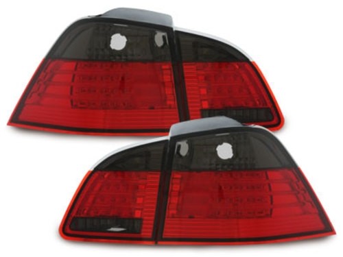 Achterlichten LED BMW E61 Touring rood/smoke