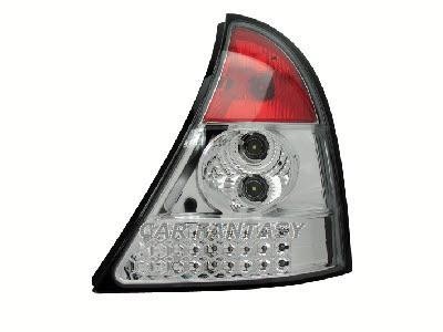 Achterlichten Renault Clio B 98-00 LED Chroom