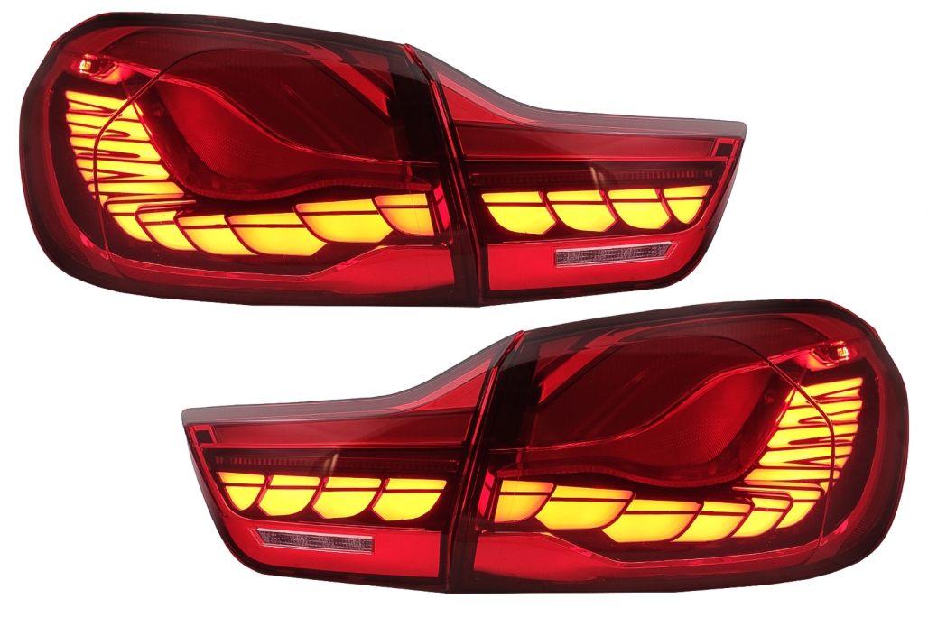 Achterlichten BMW F32 F33 F36 F82 F83 2011-2019 LCI Design OLED rood