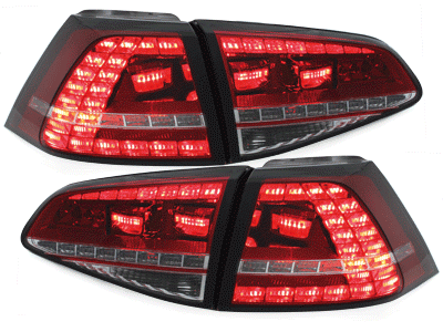 Achterlichten VW Golf VII LED 12- Rood
