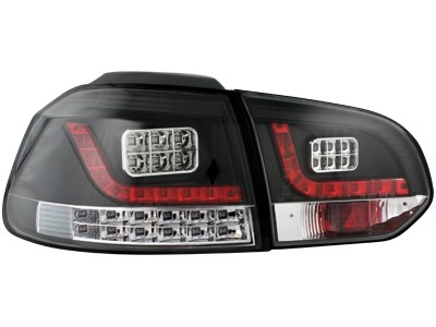 Achterlichten VW Golf VI LED Zwart