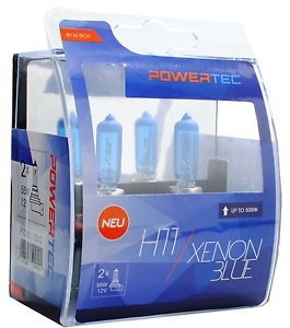 Mtech Powertec Xenon Blue H11 lampen 12V DUO