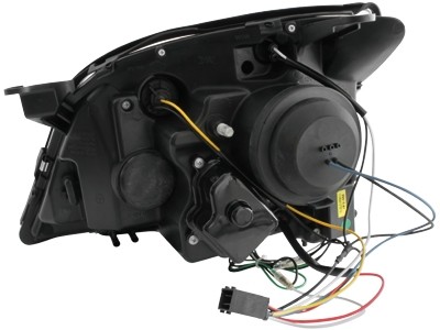 DRL-look Koplampen Opel Vectra C 02-08/05 Zwart