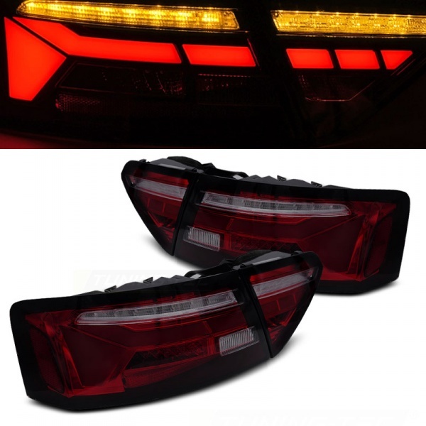 Achterlichten Audi A5 8T 11-16 LED rood/smoke (voor LED)