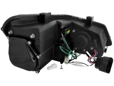 Koplampen VW Polo 6R / 6C 10-14 DRL look Devil Eyes Chroom