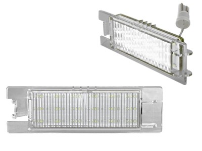 LED Kentekenplaat verlichting Opel Zafira B 05-, Astra H 04-09, 