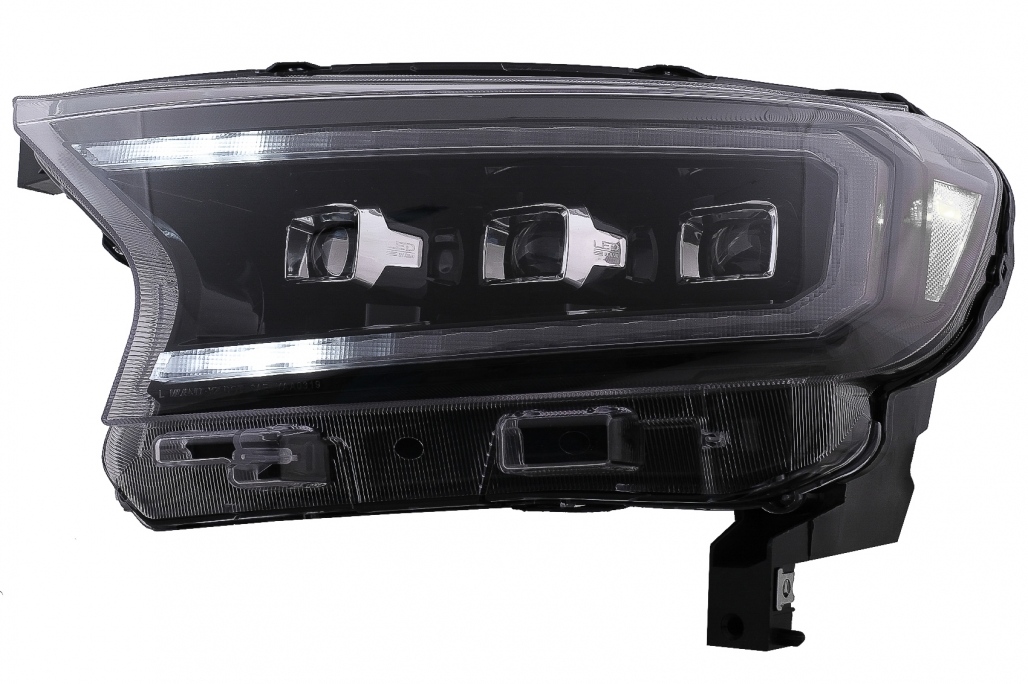 Koplampen Ford Ranger (2015-2020) LED Dynamic Zwart