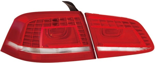 Achterlichten VW Passat B7 10- LED Rood/Helder