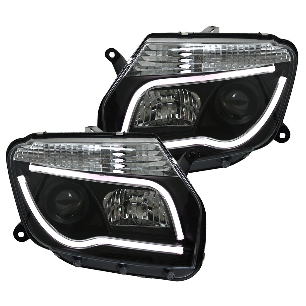 Koplampen Led Dacia Duster 11- 14 Zwart